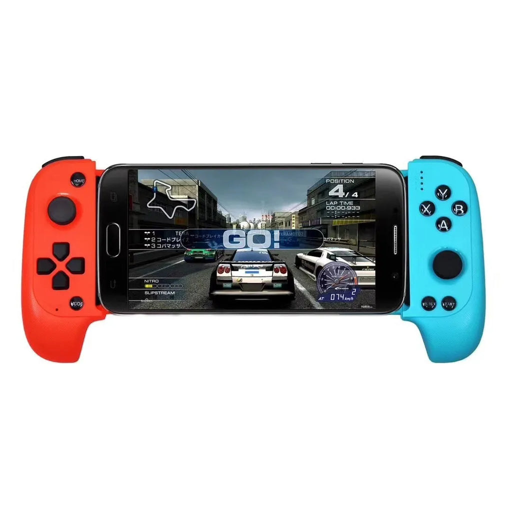 Cytec wireless Bluetooth game controller with telescopic arms extended holding smartphone