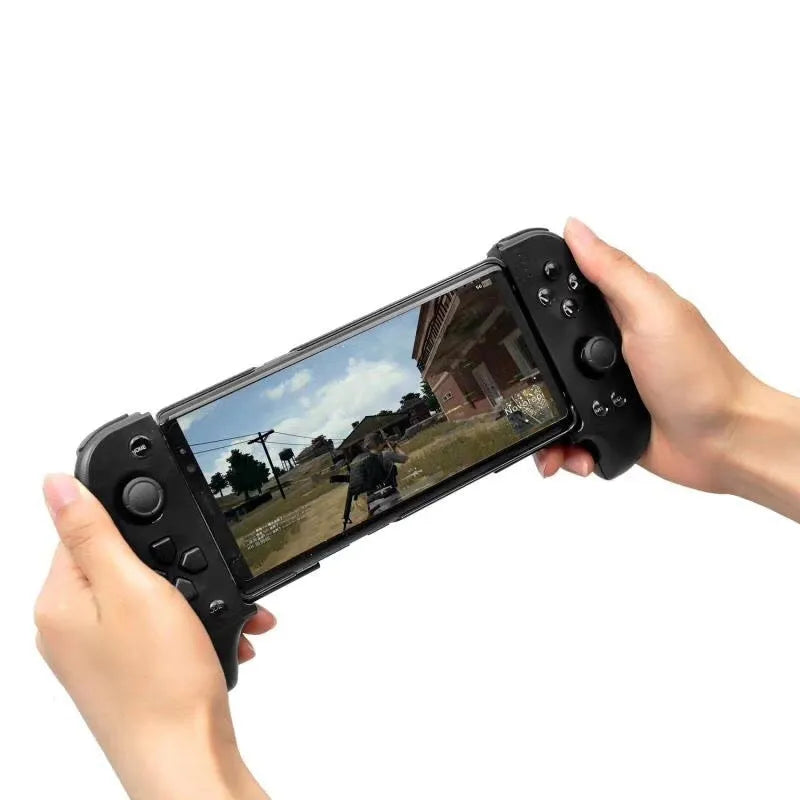Cytec wireless Bluetooth game controller with telescopic arms extended holding smartphone