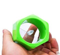 Yellow or green spiral vegetable cutter kitchen tool for cucumber slicing