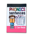 Children's phonics reading worksheet showing English language exercises for age 6+