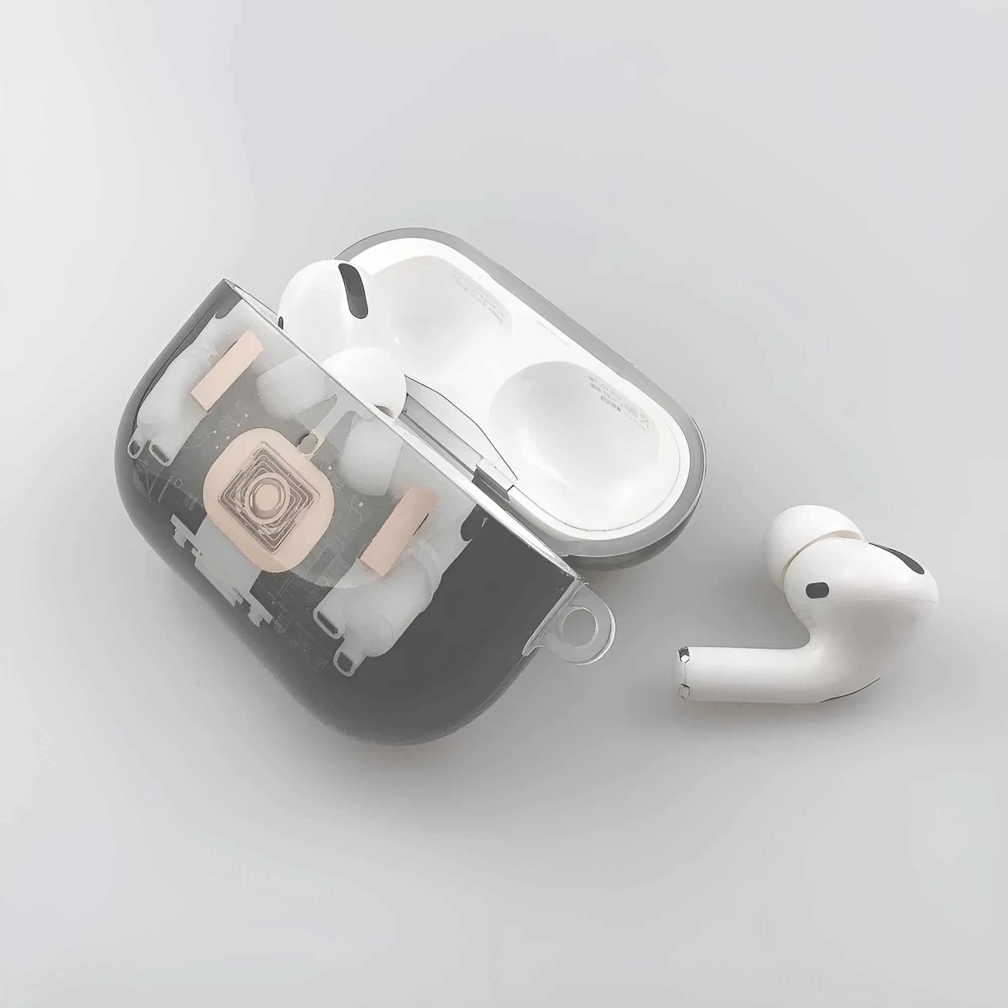 Steampunk mechanical design TPU protective cover for Apple AirPods 1st and 2nd generation