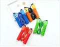 Adult skipping rope with counting display and blue sponge handles