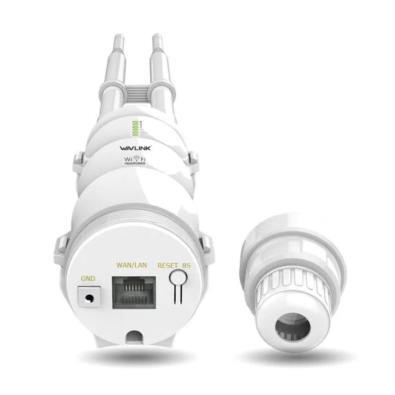 AC600 outdoor wireless access point rangefinder with detachable components and international power adapters
