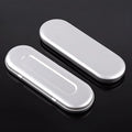 Rectangular tinplate metal box 175x60x18mm for pen and cosmetic storage