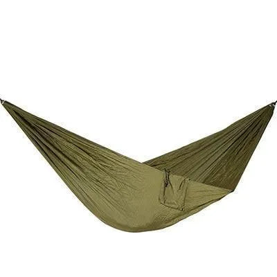 Backpacking hammock 270x140cm in 210T nylon with tree straps and buckles for outdoor camping