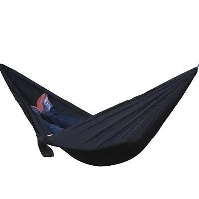 Backpacking hammock 270x140cm in 210T nylon with tree straps and buckles for outdoor camping