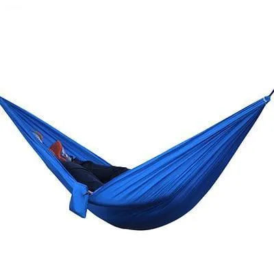 Backpacking hammock 270x140cm in 210T nylon with tree straps and buckles for outdoor camping