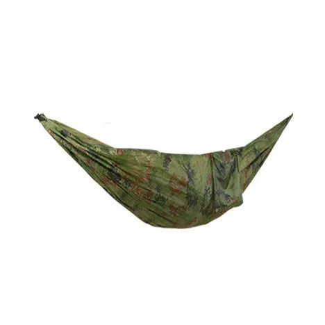 Backpacking hammock 270x140cm in 210T nylon with tree straps and buckles for outdoor camping