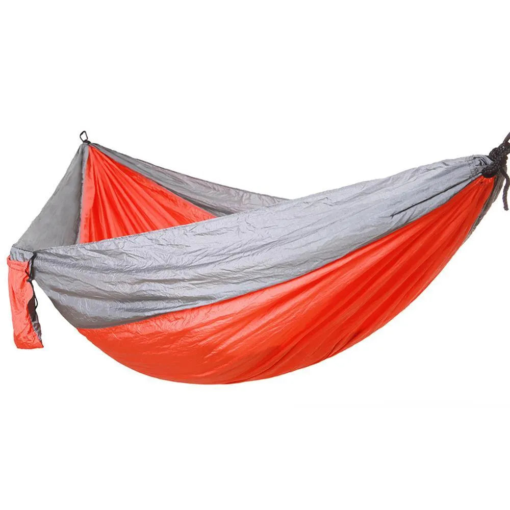 Backpacking hammock 270x140cm in 210T nylon with tree straps and buckles for outdoor camping