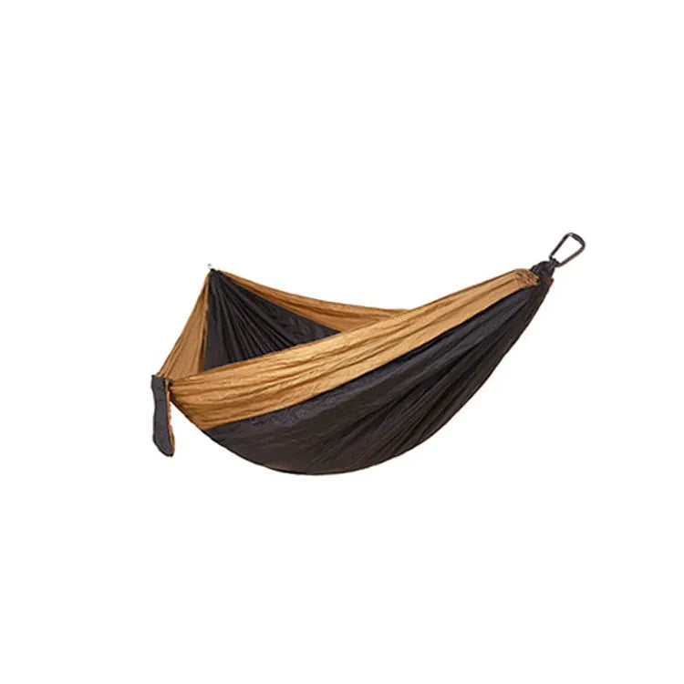 Backpacking hammock 270x140cm in 210T nylon with tree straps and buckles for outdoor camping