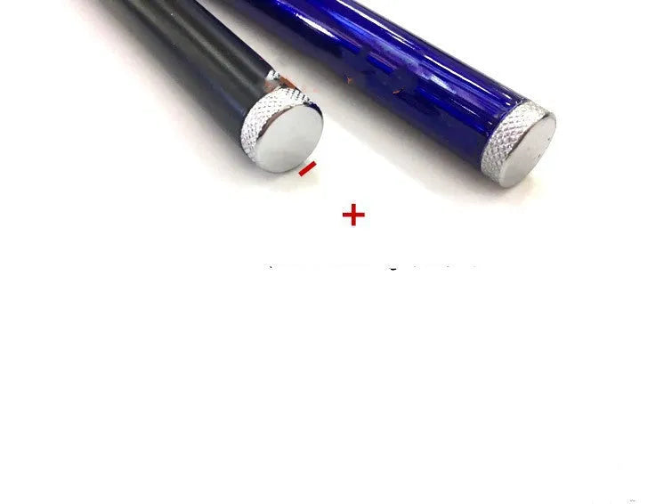 Black red laser pointer presentation pen measuring 13.5cm long