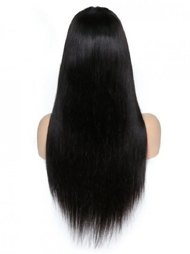 Smooth real hair weave in natural colour, 8-30 inch lengths, machine made