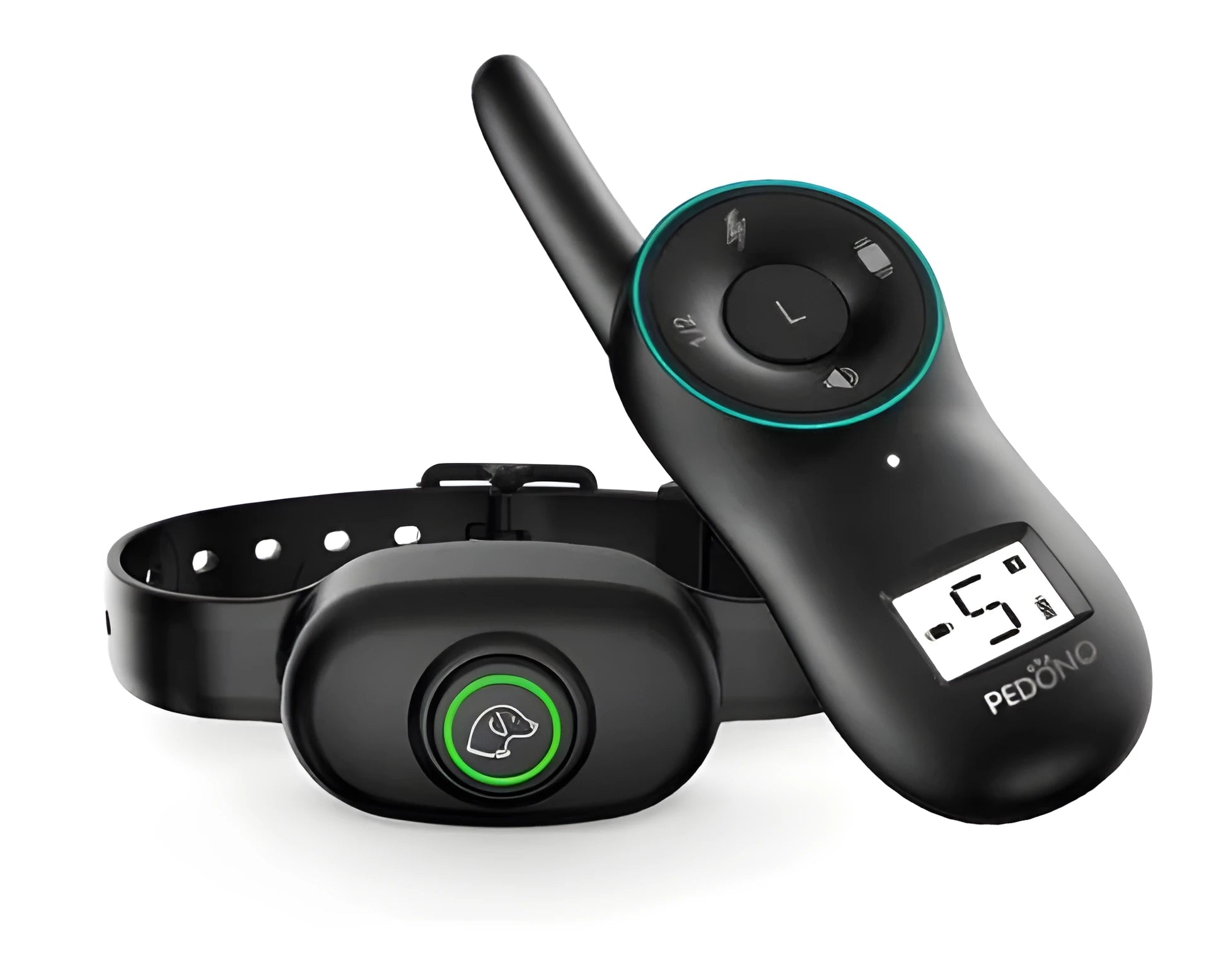 Waterproof rechargeable remote dog training collar with shock vibration sound modes