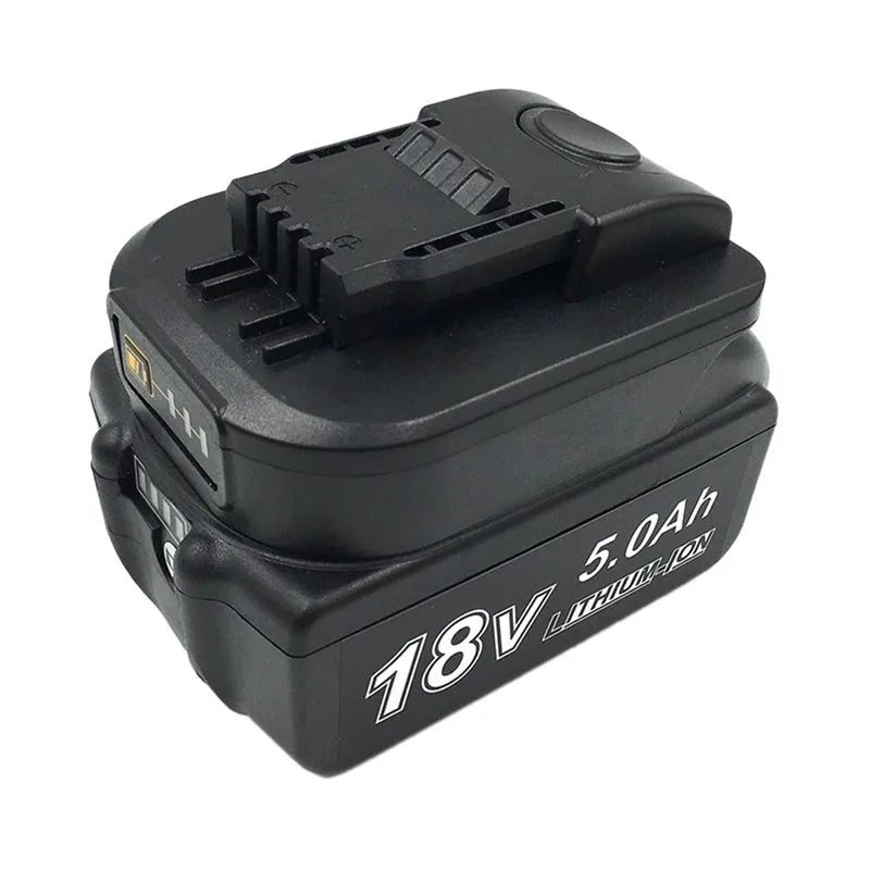 Black Makita to Worx power tool battery converter adapter for 18V to 20V compatibility