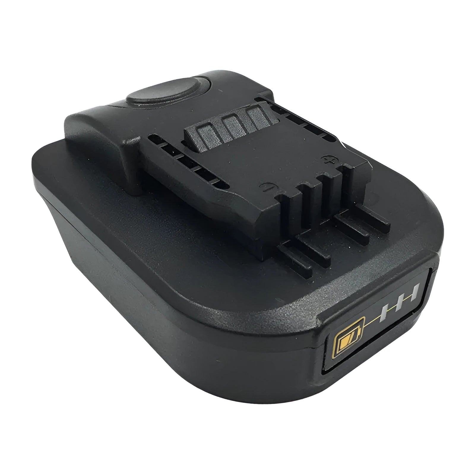 Black Makita to Worx power tool battery converter adapter for 18V to 20V compatibility