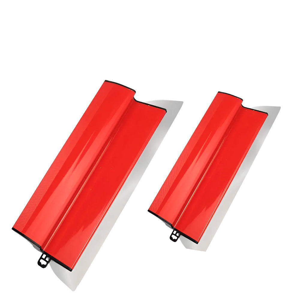 40cm leveling scraper wall paint tool with red handle and metal blade for putty and wallpaper