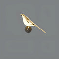 Modern simplicity magpie bird LED wall lamp in aluminium and zinc alloy, single-head style, for indoor installation