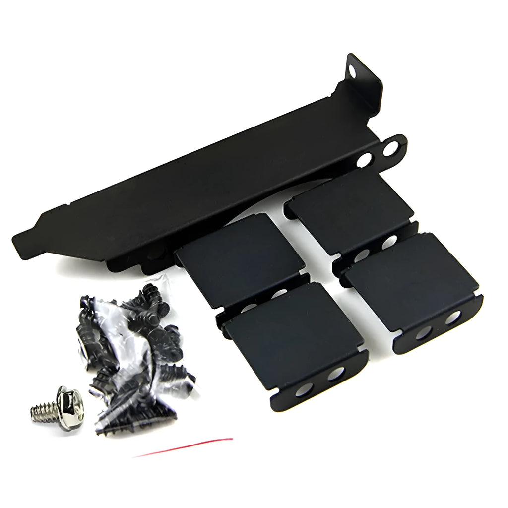 Graphics card cooling fan bracket with three supports for 8cm or 9cm fans