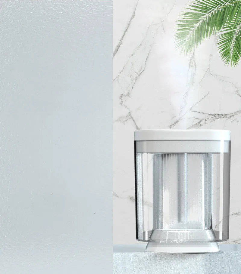 USB projection humidifier with colourful night light on desktop, black colour option