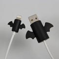 Silicone cable protective cover in white and black colours with L and S size options