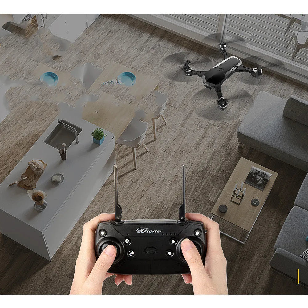 Lightweight quadcopter drone with high-definition camera and WiFi for outdoor aerial photography