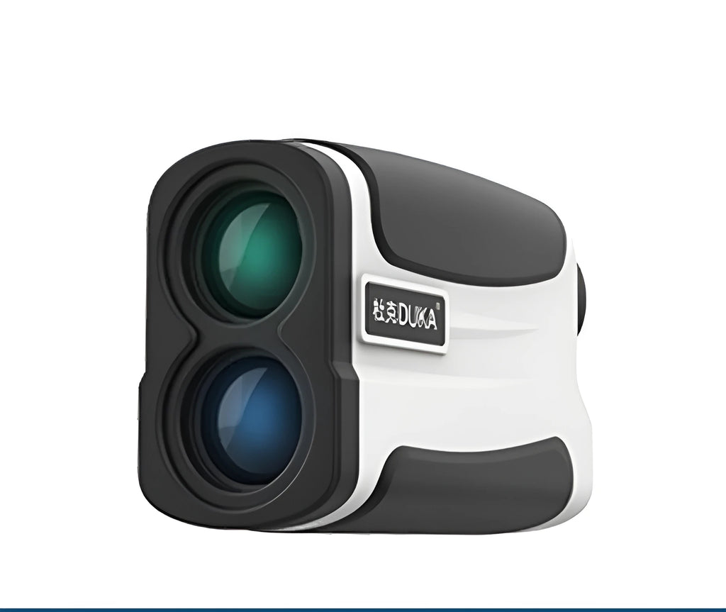 Handheld laser ranging telescope for outdoor distance measurement up to 1500 metres.