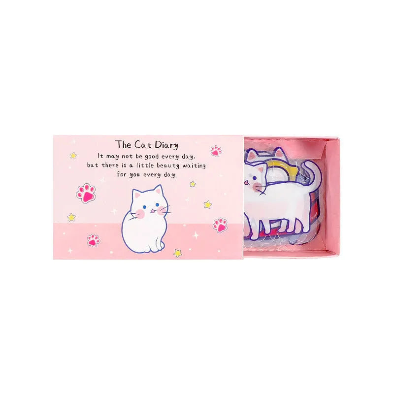 Korean Ins Wind Box stationery stickers 20 pieces with animal characters including Butter Rabbit and Cute Duck