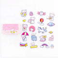 Korean Ins Wind Box stationery stickers 20 pieces with animal characters including Butter Rabbit and Cute Duck