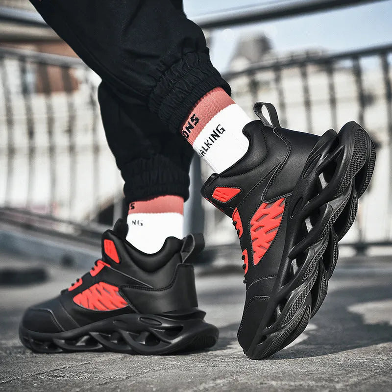 Men's camouflage sports leisure blade old shoes with round toe, low top, rubber sole and front tie in summer style