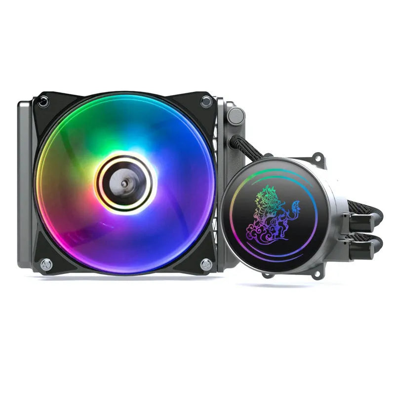 Kirin 240mm copper-aluminium CPU water cooling radiator with ARGB fans