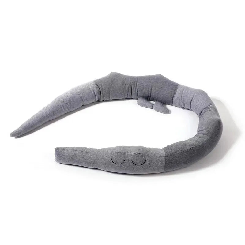 Cartoon baby crib bumper made of cotton fabric, 185cm length, available in grey or colourful for infant cot safety and nursery decoration