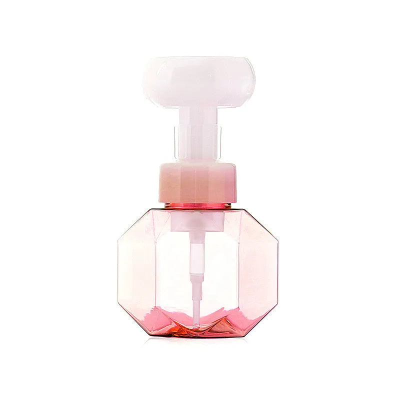 Foam flower bottle with non-woven fabric cover in blue, green, pink, and yellow colour options for craft adhesive application.