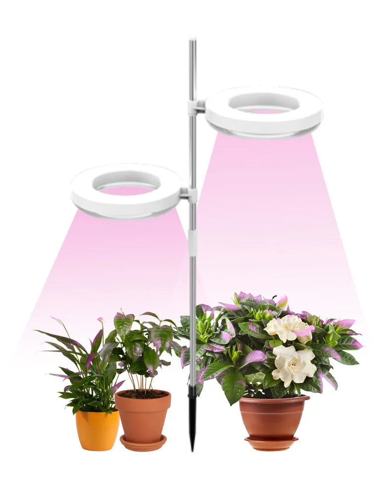 PC shell plant growth lamp with full spectrum lighting for indoor plants