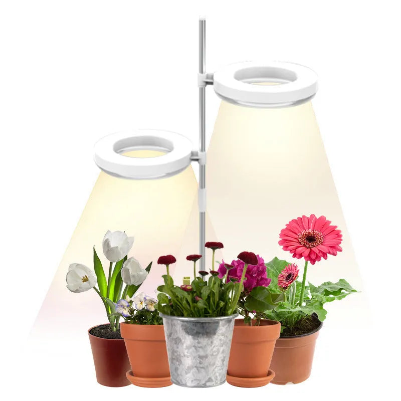 PC shell plant growth lamp with full spectrum lighting for indoor plants