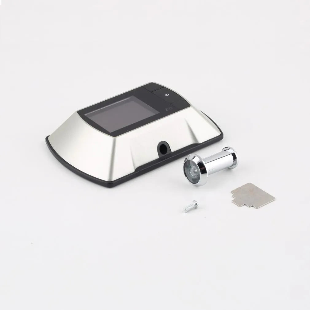 LCD visual monitor door peephole with indoor screen unit and outdoor camera