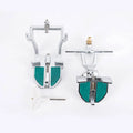 Korean jaw dental articulator with three adjustment points for model alignment