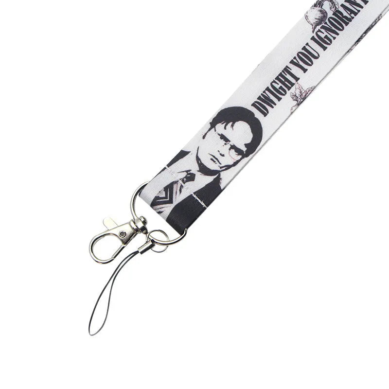 Ulticolor ID card lanyard with 2.5cm wide polyester strap and thermal transfer print design