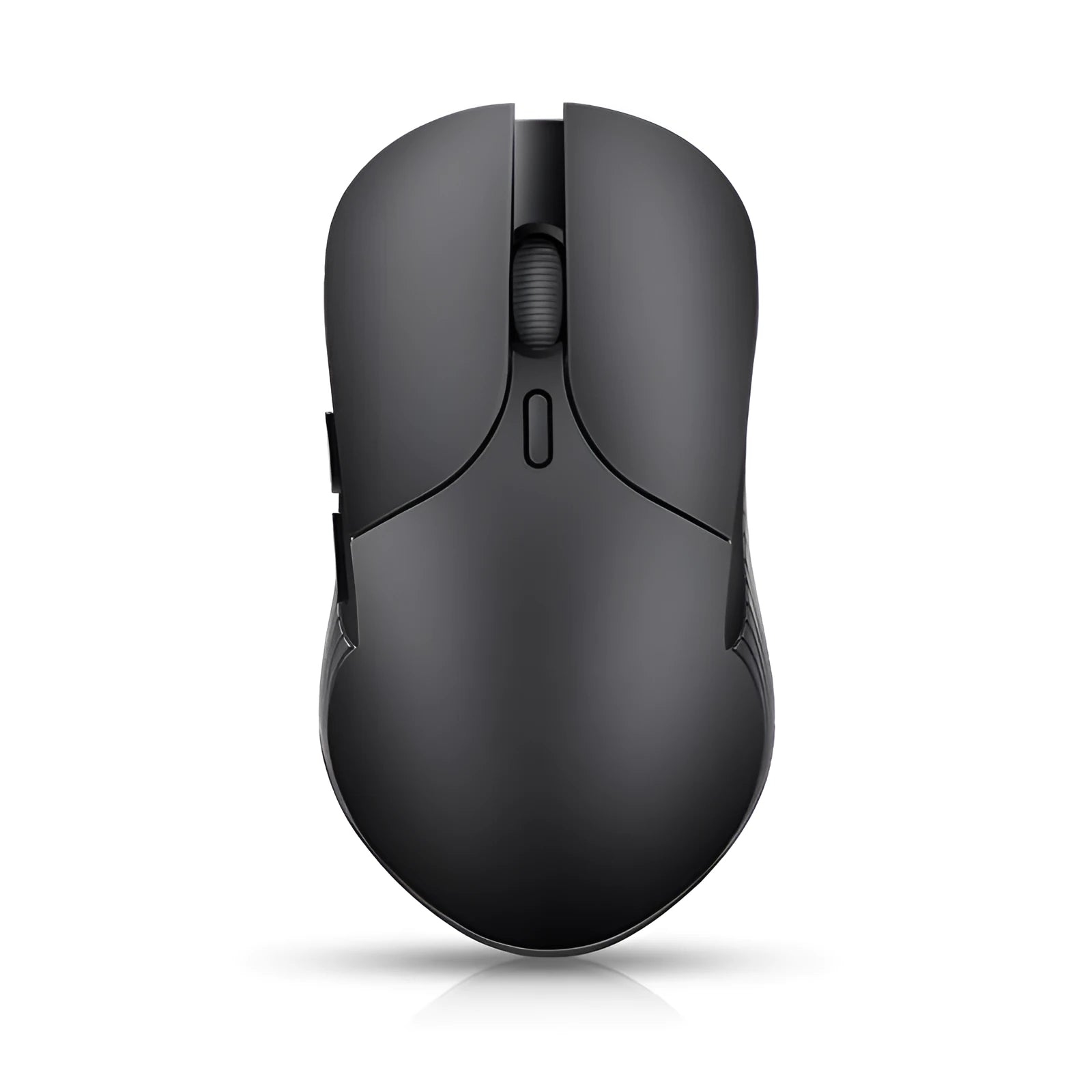 Blue Smart Voice Mouse with 2.4G wireless receiver and voice control button for translation.