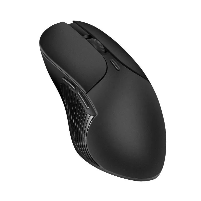 Blue Smart Voice Mouse with 2.4G wireless receiver and voice control button for translation.