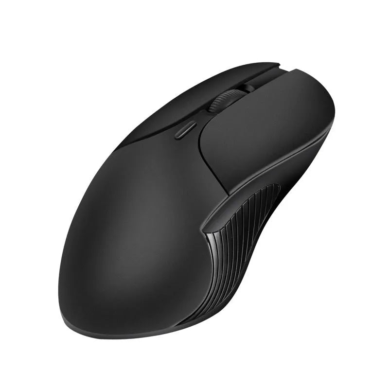 Blue Smart Voice Mouse with 2.4G wireless receiver and voice control button for translation.