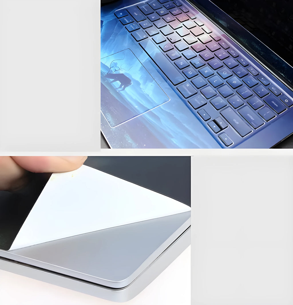 PVC laptop protection sticker in AL112 style for MacBook Air 11 and Pro 13 Retina
