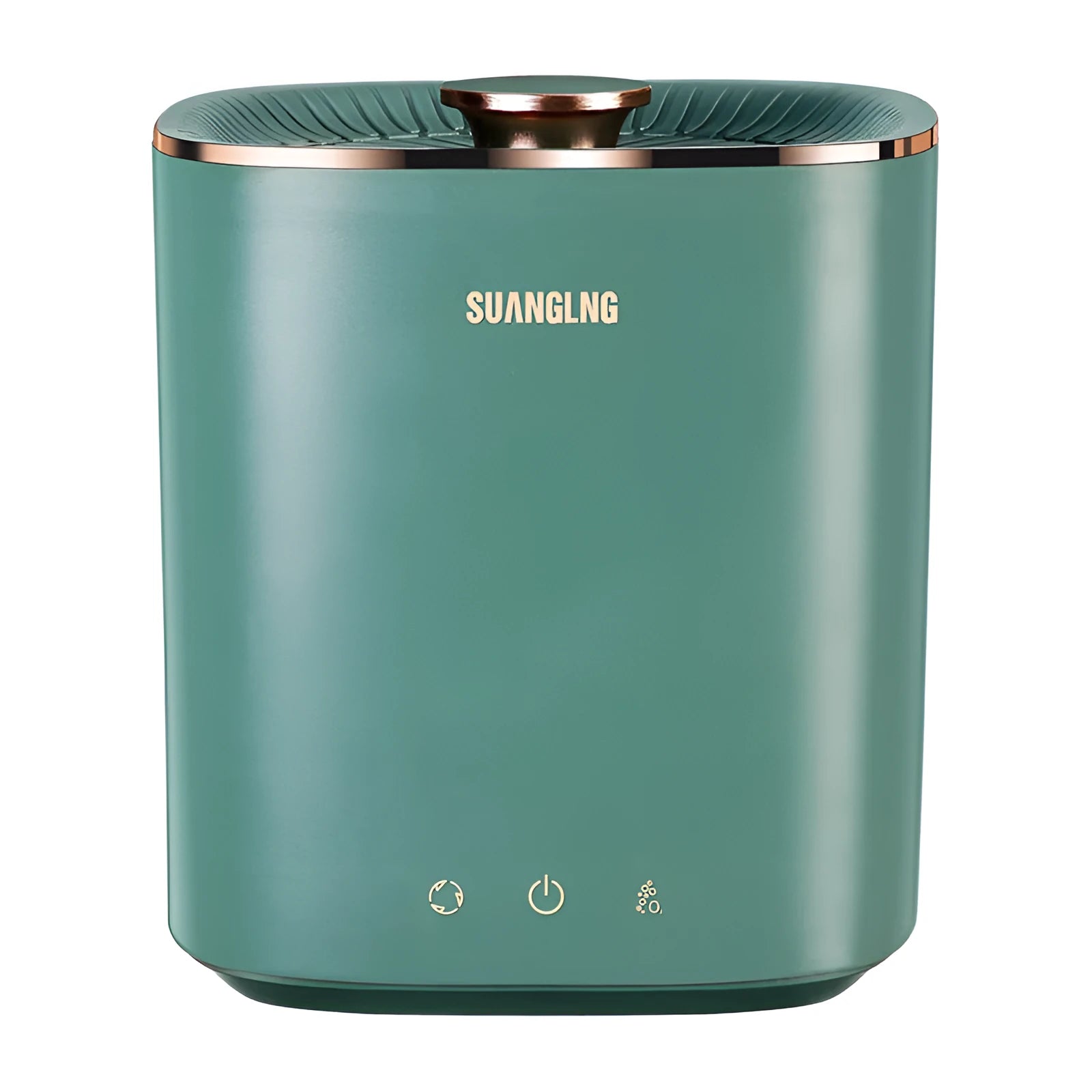Green and white mini portable washing machine for underwear and socks with ozone sterilization feature