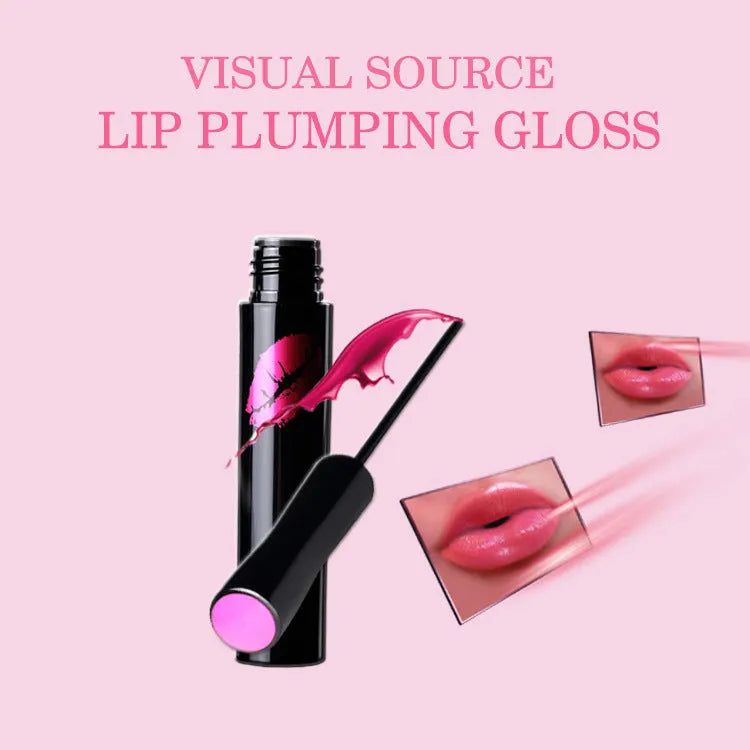 Lip plumping gloss anti wrinkle serum tube 4g for fuller lips and lip skin care