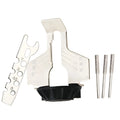 Silver-coloured mini electric chain grinder accessory for band saw blades, 20mm long.