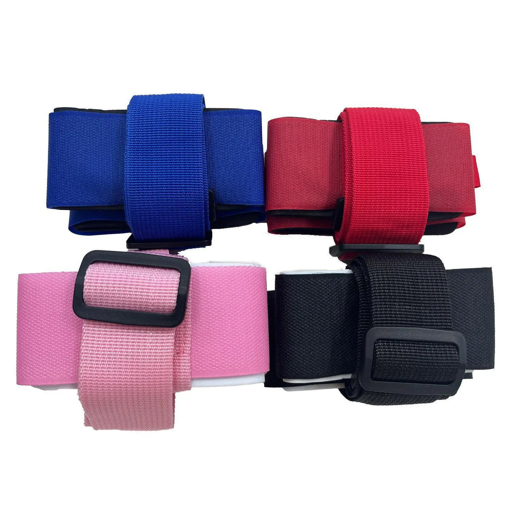 Fixed sewing skiing bandage shoulder strap in adjustable hook and loop design