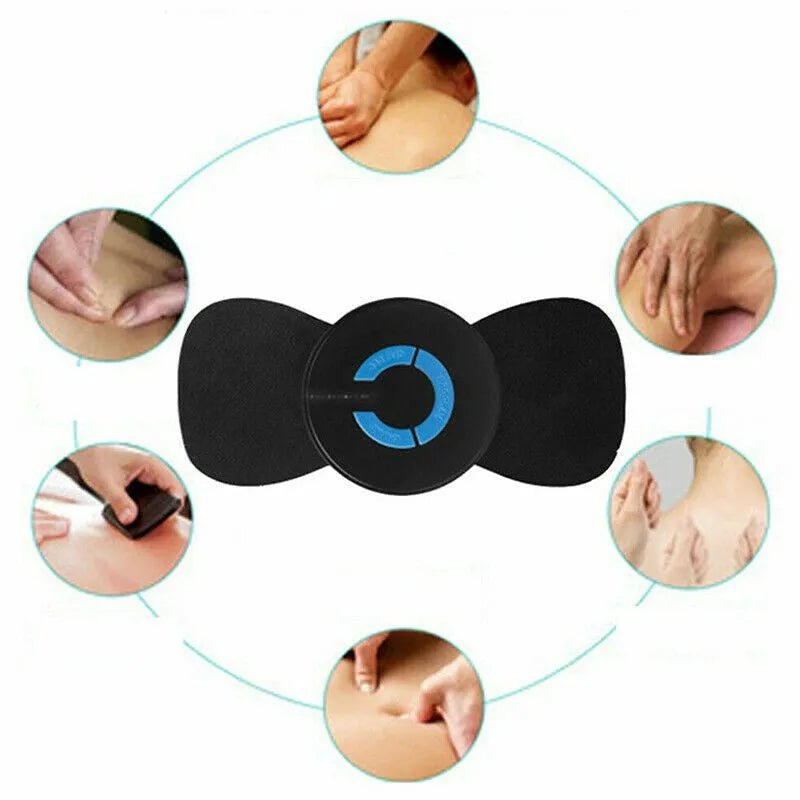 HQ-185 portable electric shoulder and neck massager with compact black design