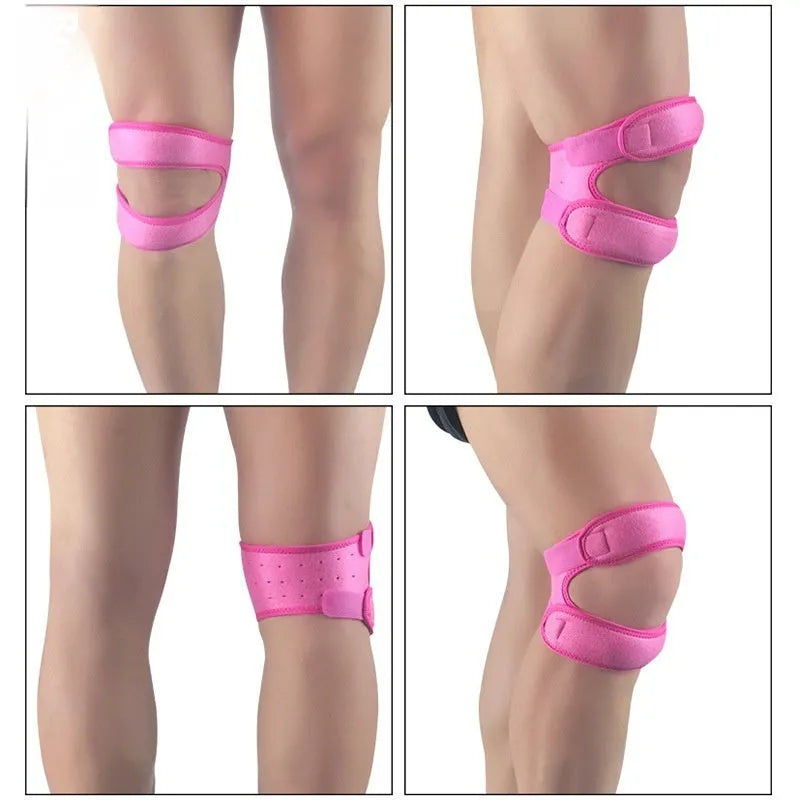 Shock absorption leggings with built-in knee protection for basketball football sports