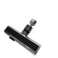 Black kitchen faucet waterfall outlet connector with rotating bubbler and pull-down sprayer