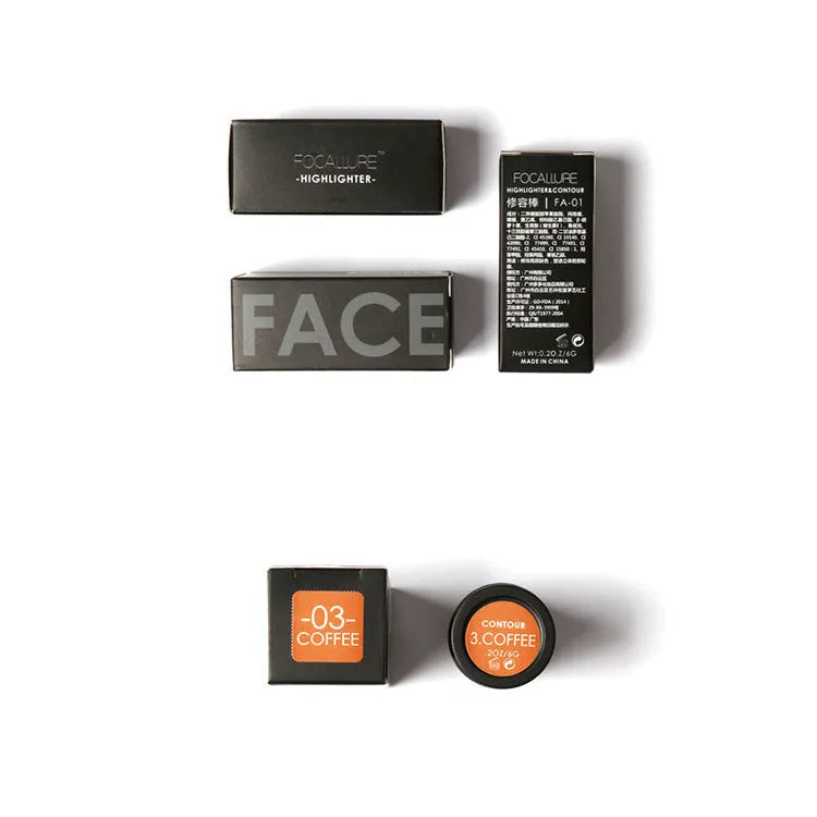 Perfection Face Contour Highlighter compact in one of four shades A, B, C, or D.