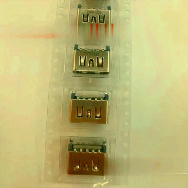 Silver HDMI host socket interface connector for game machine accessories